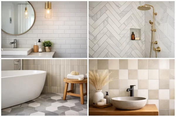 9 Best Bathroom Tile Layout Ideas