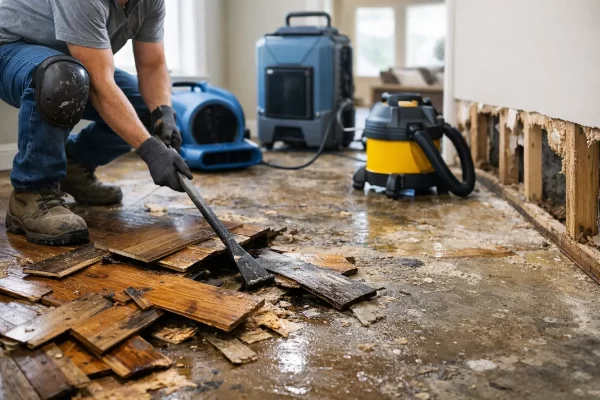 Floor Removal for Water Damage Done Right
