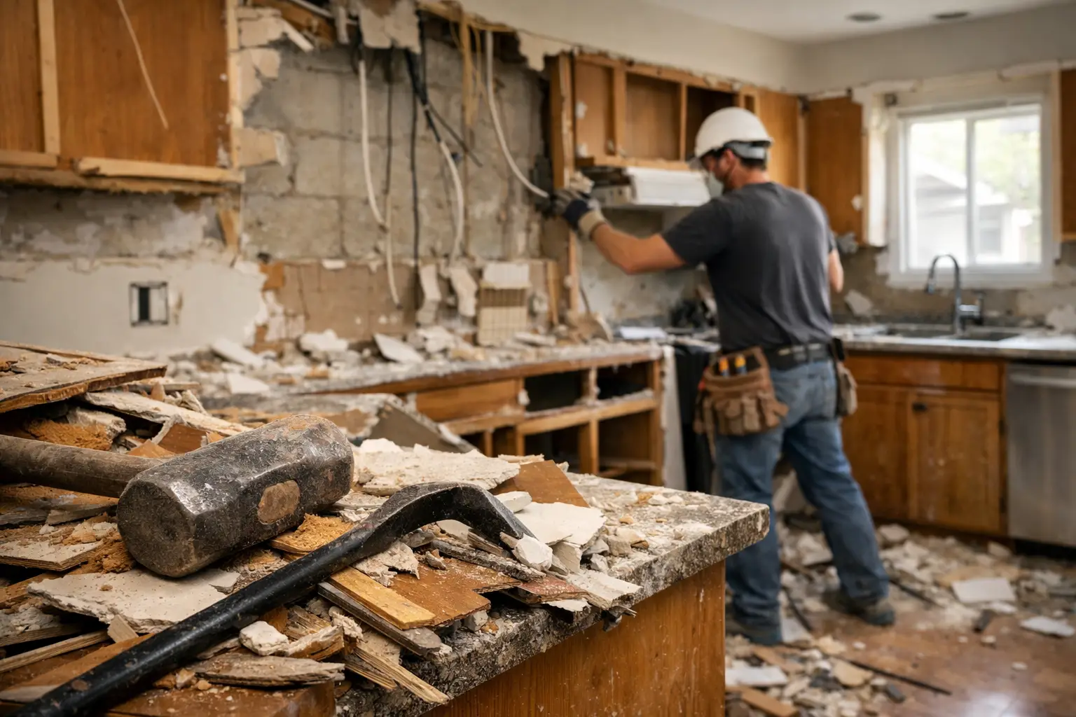Kitchen Demolition Before Remodel Done Right