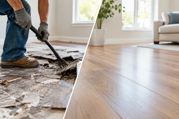 Flooring Removal Versus Replacement: What Pays?